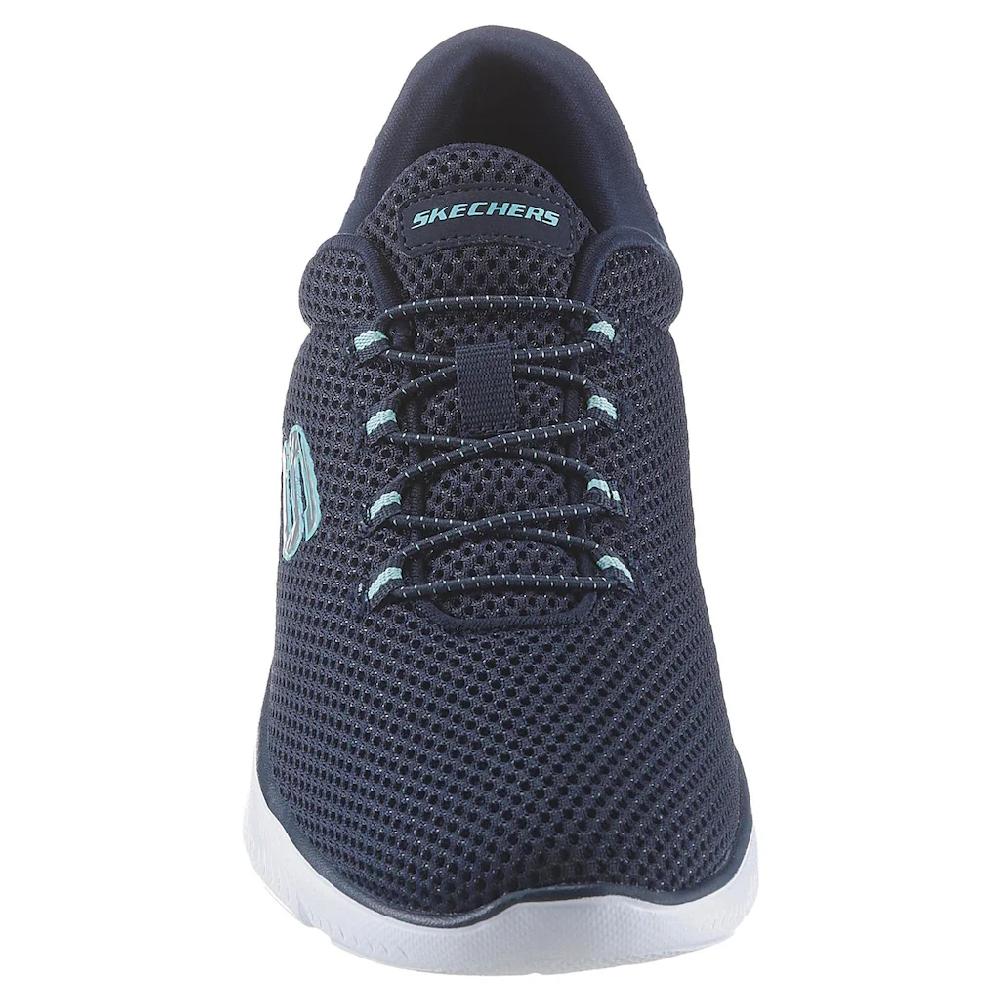 Skechers Slip-On Sneaker »Summits« Slipper Freizeitschuh Komfortschuh mit gepolstertem Schaftrand bestellen Im Verkauf