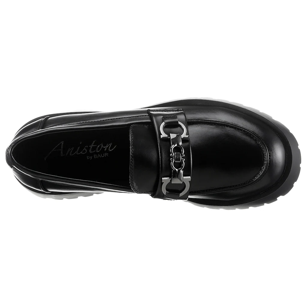 Aniston SHOES Loafer Slipper Halbschuh mit Bequemweite G (=weit) - NEUE KOLLEKTION Preisnachlass