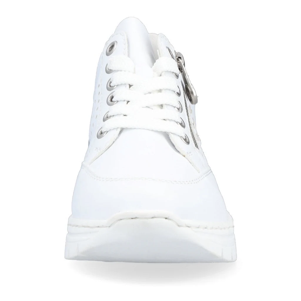Rieker Wedgesneaker mit seitlichen Flechtdurchzügen Freizeitschuh Halbschuh Schnürschuh online bestellen Muttertagsangebot