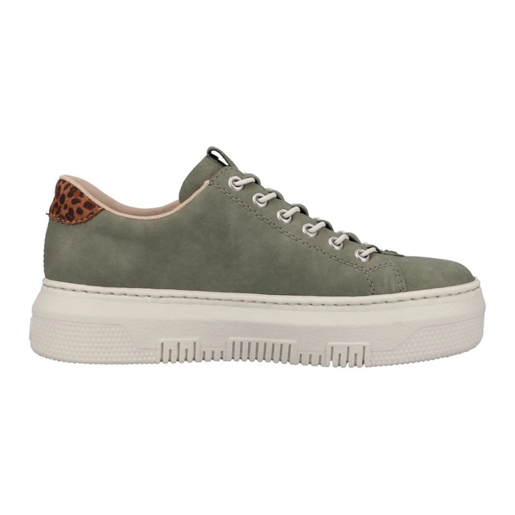 Rieker Slip-On Sneaker mit Leo-Einsatz an der Ferse online kaufen Blitzangebot