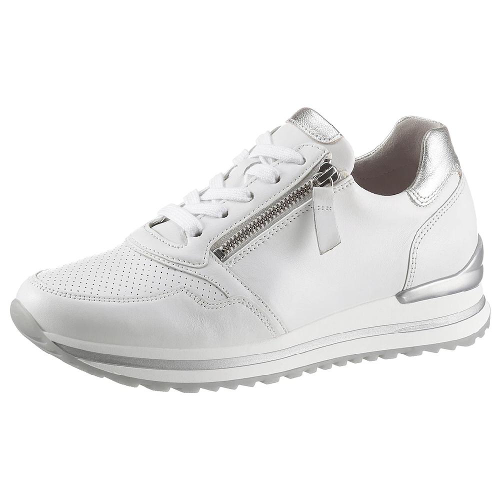 Gabor Keilsneaker »TURIN« mit silberfarbenen Details Freizeitschuh Halbschuh Schnürschuh