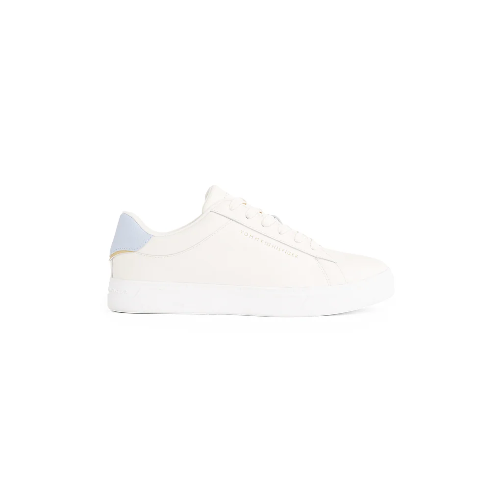 Tommy Hilfiger Plateausneaker »ESSENTIAL COURT SNEAKER« Freizeitschuh Halbschuh Schnürschuh mit Logoschriftzug online bestellen Tiefpreis