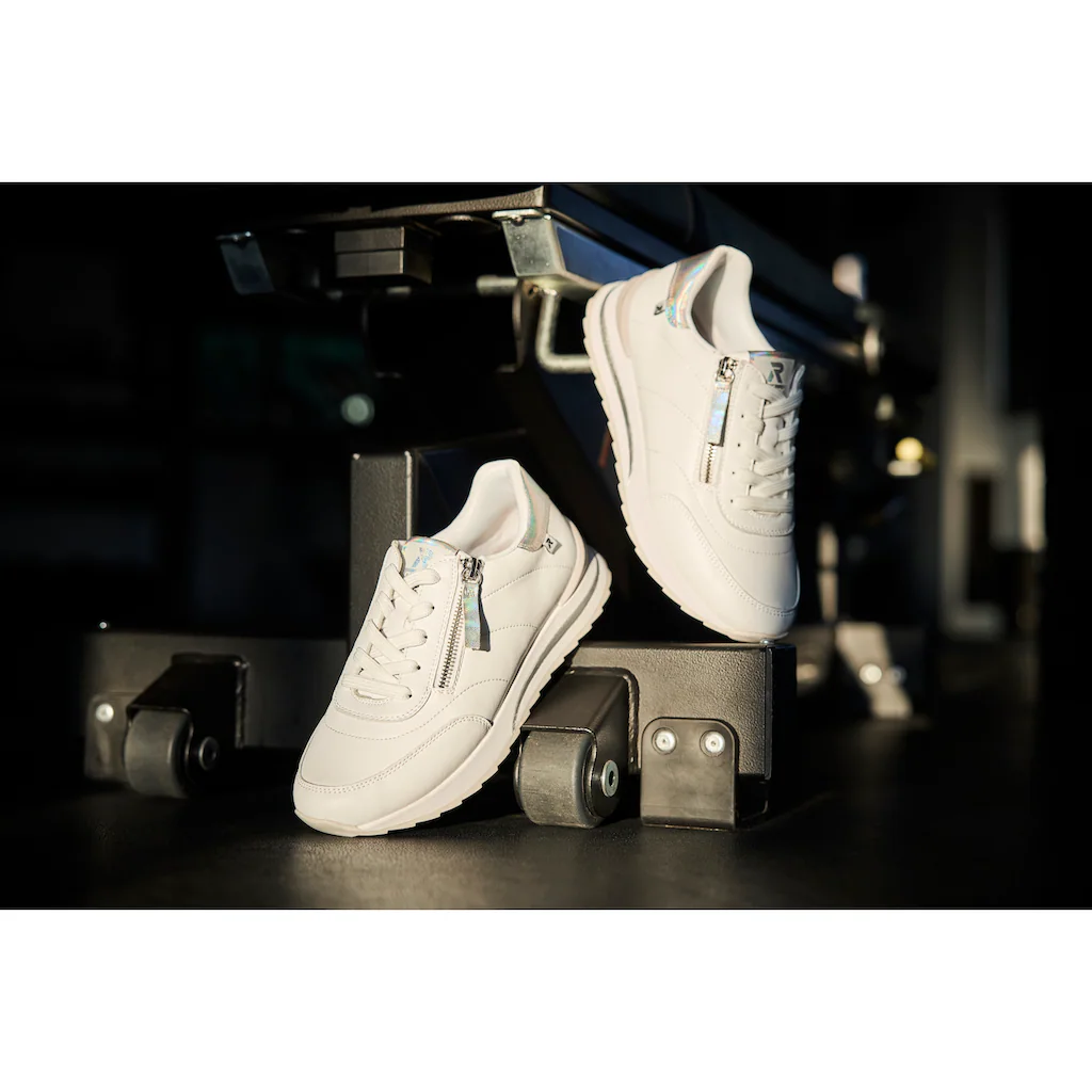 RIEKER Sport Plateausneaker Freizeitschuh Halbschuh Schürschuh in schmaler Form ▷ für Super Sparpreis