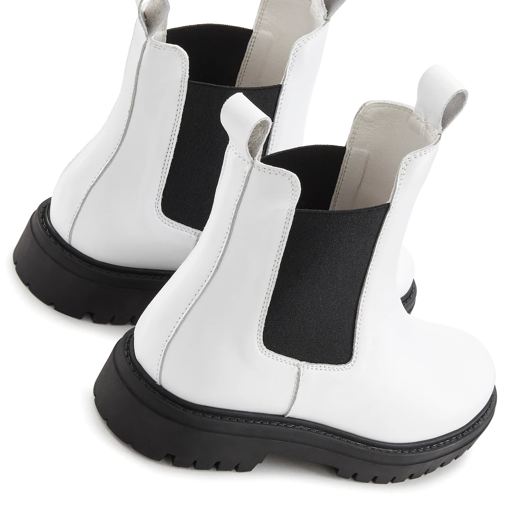 Elbsand Stiefelette Chelseaboots Schlupfstiefel Bikerboots aus Leder ▷ für JETZT KAUFEN