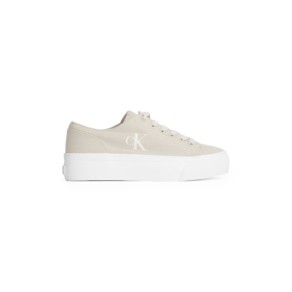 Calvin Klein Jeans Plateausneaker »VULC FLATFORM LOW CV MG« Schnürschuh Freizeitschuh Halbschuh mit seitlichem Logo bestellen Neueste Stile