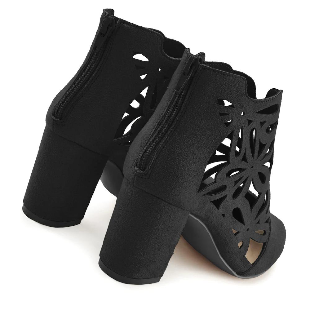 LASCANA High-Heel-Stiefelette mit femininer Spitze und Blockabsatz Ankle Boot Stiefel Bis zu 55% Rabatt
