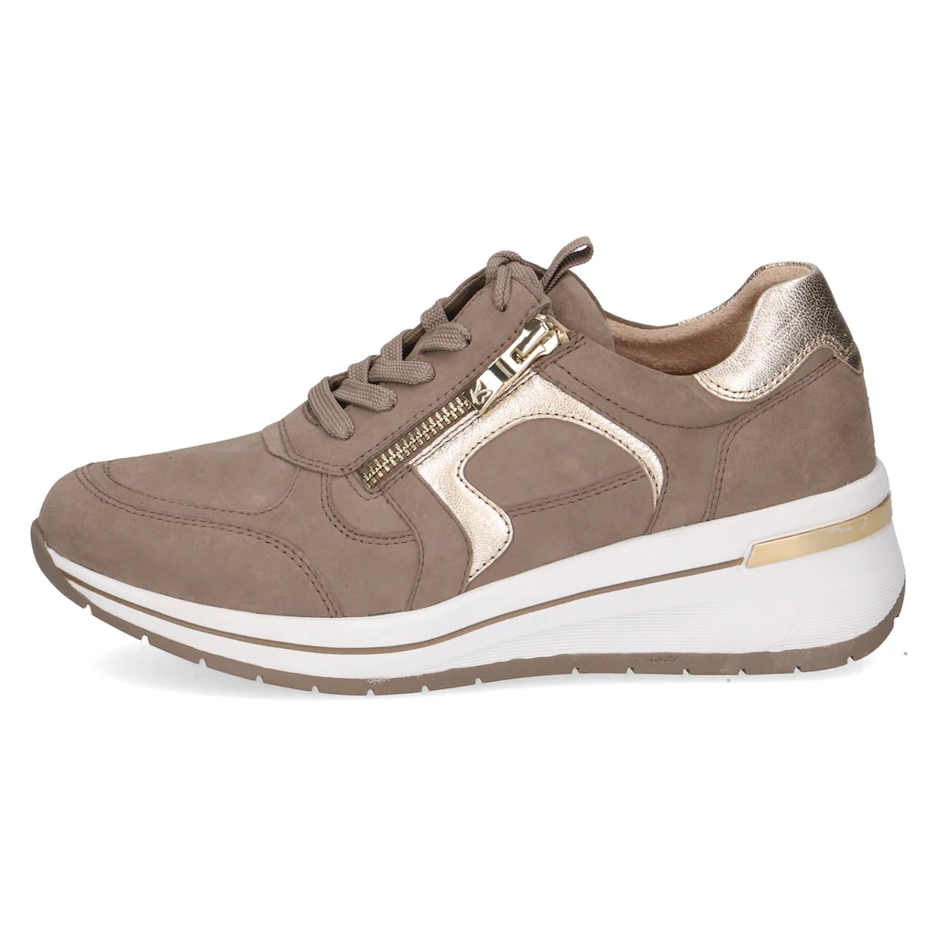 Caprice Keilsneaker Freizeitschuh Halbschuh Schnürschuh mit Kontrastbesatz Weite H online bestellen Super Rabatt