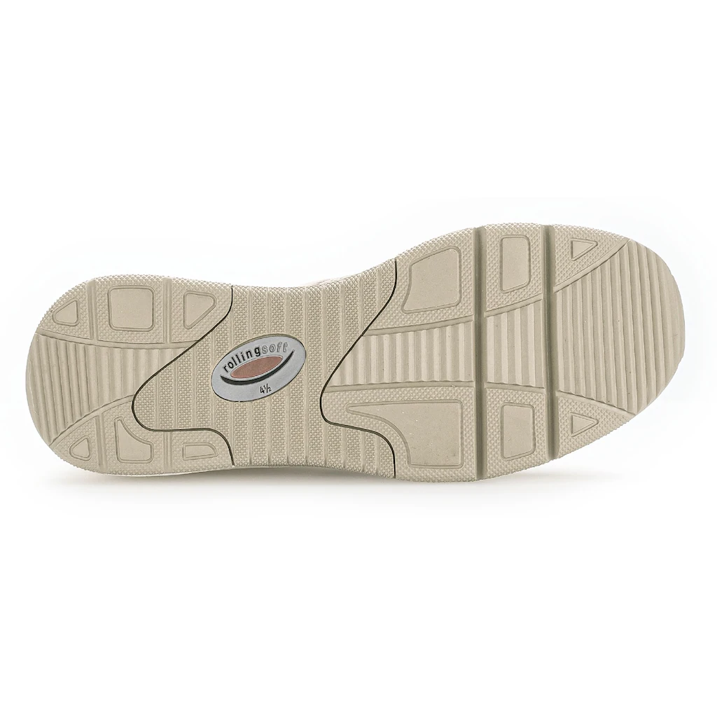 Gabor Rollingsoft Keilsneaker Freizeitschuh Halbschuh Schnürschuh Logoschriftzug an der Ferse kaufen Outlet
