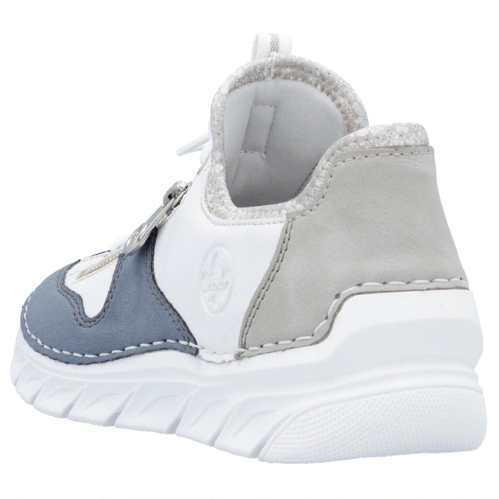 Rieker Slip-On Sneaker Slipper Freizeitschuh mit kontrastfarbenen Besätzen online kaufen Verkauf