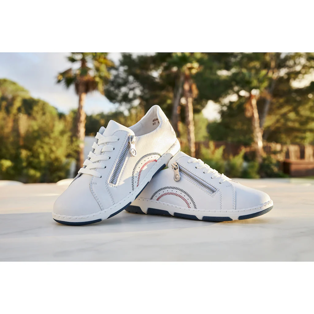 Rieker Sneaker Schnürschuh Halbschuh Freizeitschuh mit weichem Schaftrand online bestellen Fabrik Onlineshop