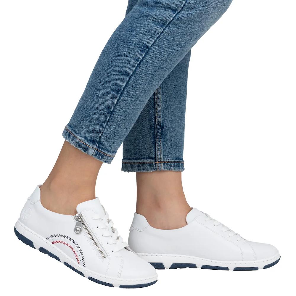 Rieker Sneaker Schnürschuh Halbschuh Freizeitschuh mit weichem Schaftrand online bestellen Fabrik Onlineshop