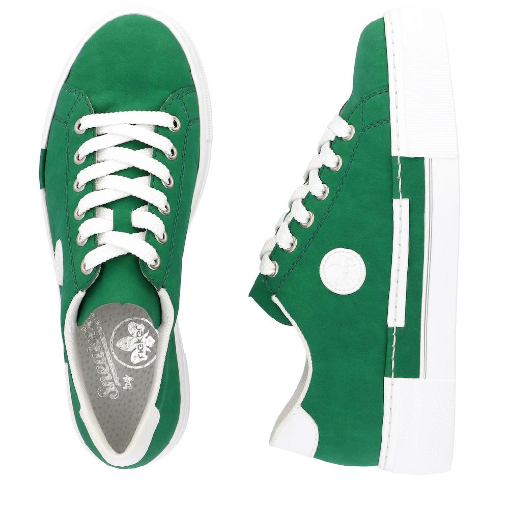 Rieker Sneaker Freizeitschuh Halbschuh Schnürschuh mit Plateausohle kaufen Versandkostenfrei