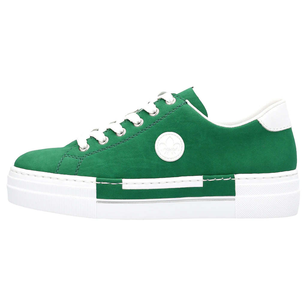 Rieker Sneaker Freizeitschuh Halbschuh Schnürschuh mit Plateausohle kaufen Versandkostenfrei
