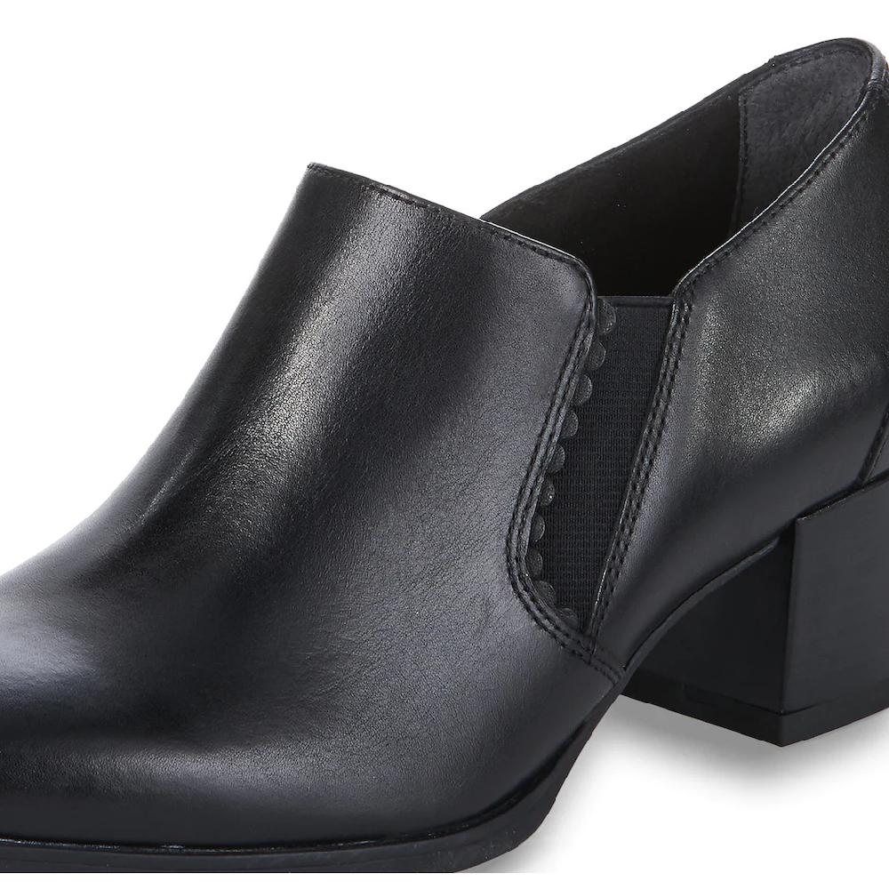 Tamaris Hochfrontpumps »Oceana« Blockabsatz Businessschuh Schlupfschuh mit Stretcheinsätzen bestellen Flash Sale