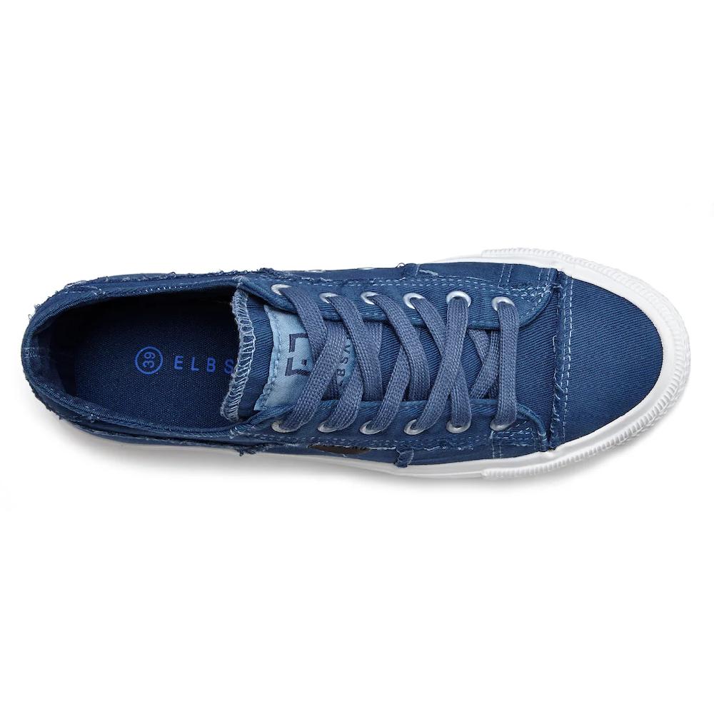 Elbsand Sneaker Schnürhalbschuh Freizeitschuh aus Textil Used-Look VEGAN ▷ für Osterangebot