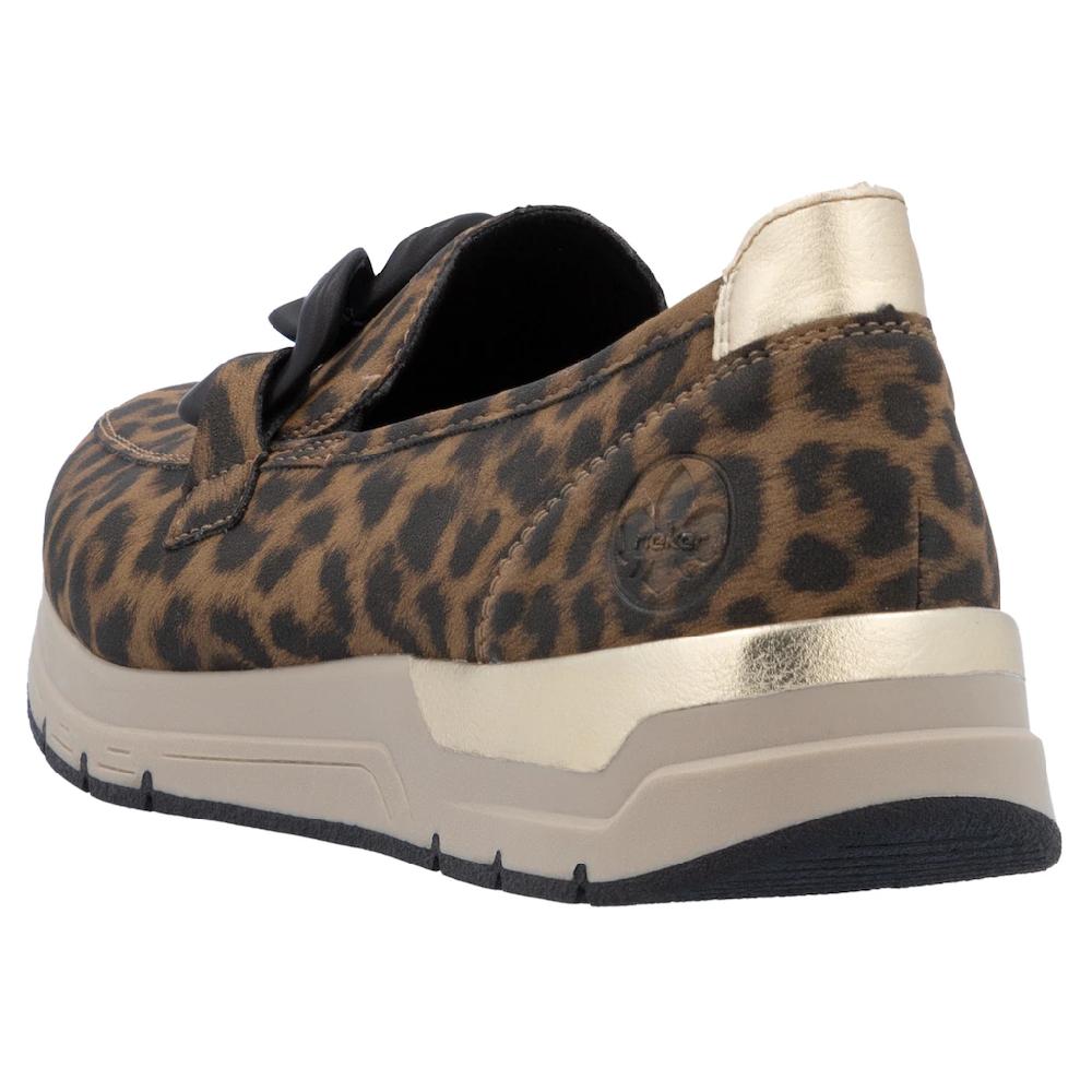 Rieker Loafer Slipper Slip-on Sneaker Halbschuh mit modischer Zierkette bestellen Valentinstagsangebot