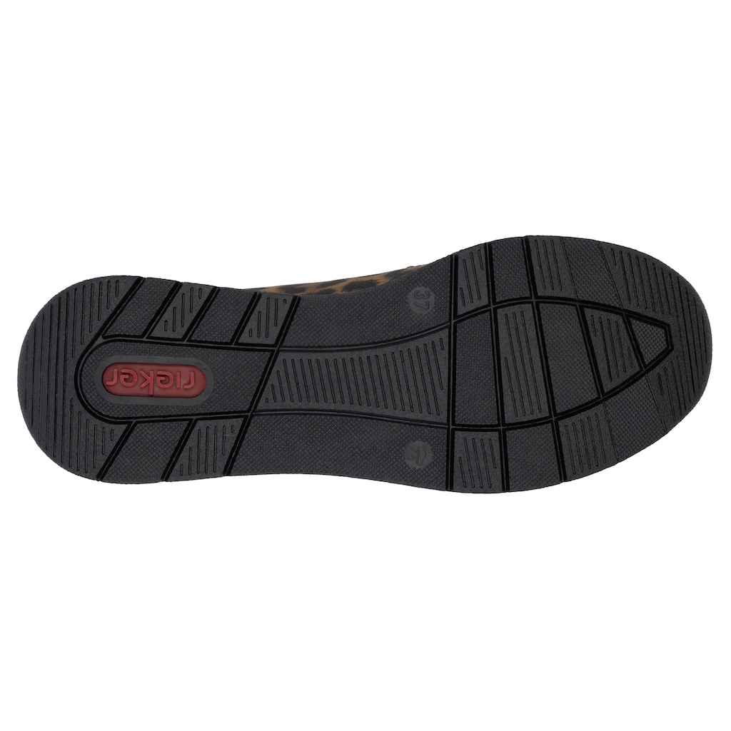 Rieker Loafer Slipper Slip-on Sneaker Halbschuh mit modischer Zierkette bestellen Valentinstagsangebot