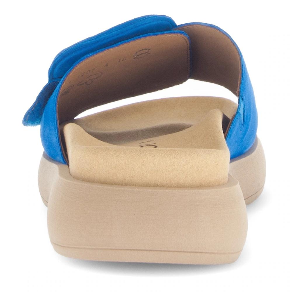 Gabor Pantolette Plateau Sommerschuh Schlappen mit großer Zierschnalle kaufen Top Angebot
