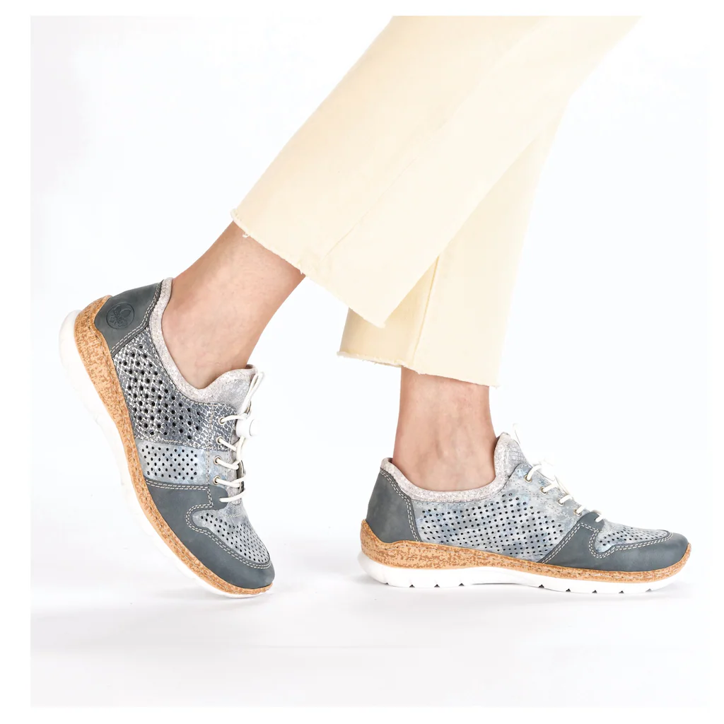 Rieker Slip-On Sneaker Slipper Schlupfschuh mit MemoSoft-Ausstattung ▷ für Saisonale Angebote