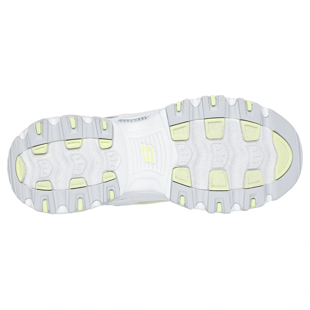 Skechers Sneaker »D'LITES-CHROMATIC« Plateausneaker Schnürschuh mit Metallic Einsätzen bestellen Kauf eins, bekomm eins gratis
