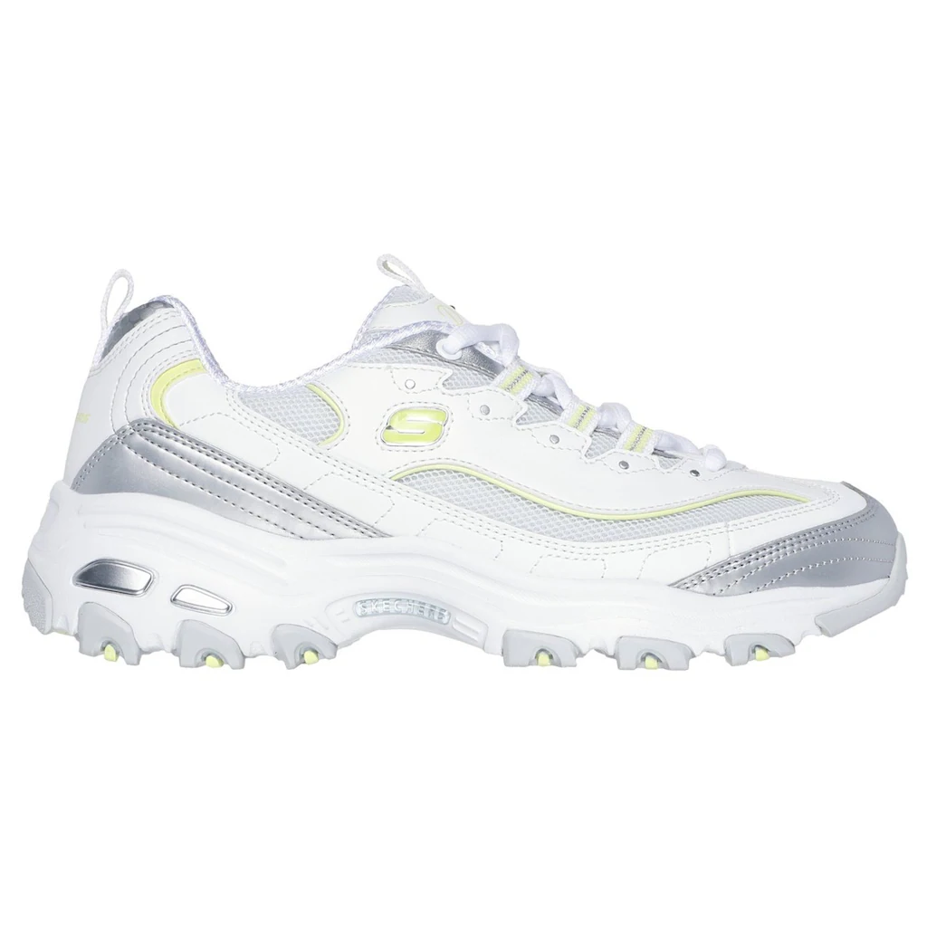 Skechers Sneaker »D'LITES-CHROMATIC« Plateausneaker Schnürschuh mit Metallic Einsätzen bestellen Kauf eins, bekomm eins gratis