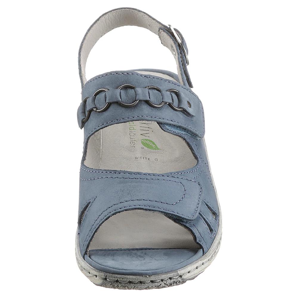 Waldläufer Riemchensandale »GARDA« Sommerschuh Sandalette Keilabsatz mit Druckknopf G-Weite online kaufen Tiefpreis
