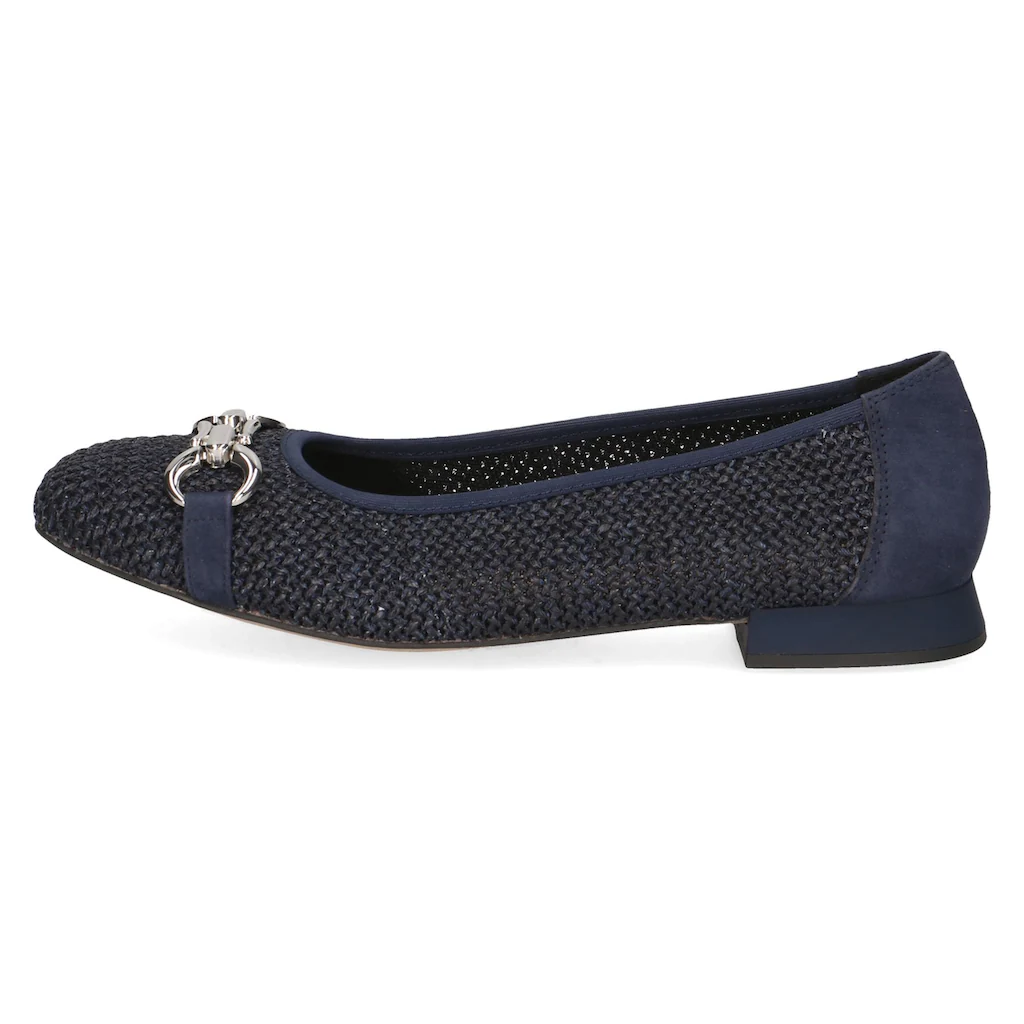Caprice Ballerina Blockabsatz Bequemschuh Businessschuh mit Schmuckelement Discount Store für neue Produkte