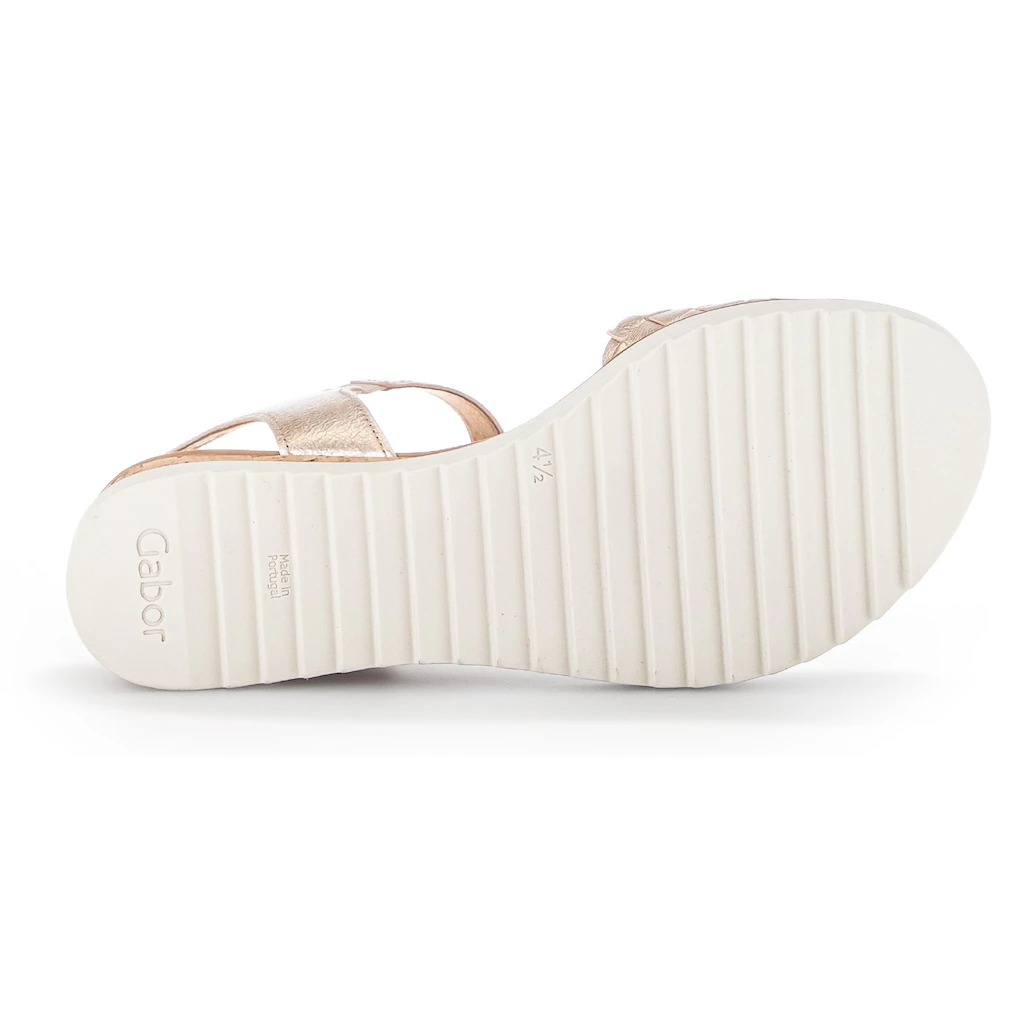 Gabor Sandalette »GENUA« Sommerschuh Sandale Keilabsatz mit Klettverschluss Weite G kaufen 50% Rabatt mit kostenlosem Versand