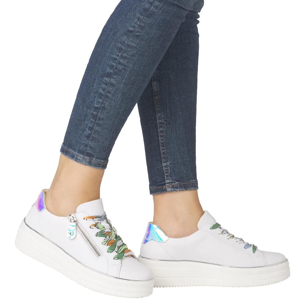 Remonte Plateausneaker Freizeitschuh Halbschuh Schnürschuh mit seitlichem Reißverschluss bestellen Verkauf