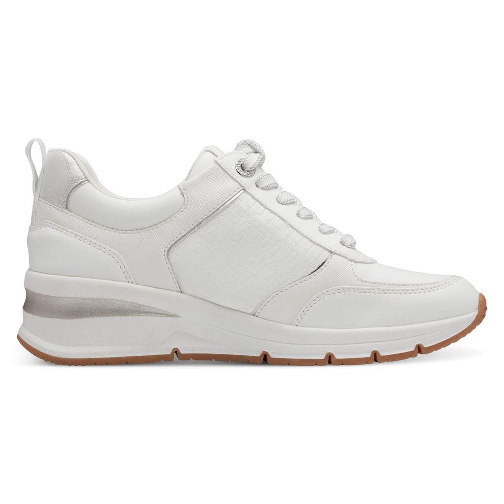 Tamaris Keilsneaker Freizeitschuh Halbschuh Schnürschuh mit Außenreißverschluss online kaufen Schlussverkauf