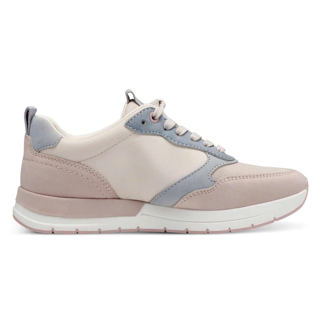 Tamaris Keilsneaker Schnürschuh Freizeitschuh Halbschuh mit Kontrastbesätzen Limitierter Zeitrabatt