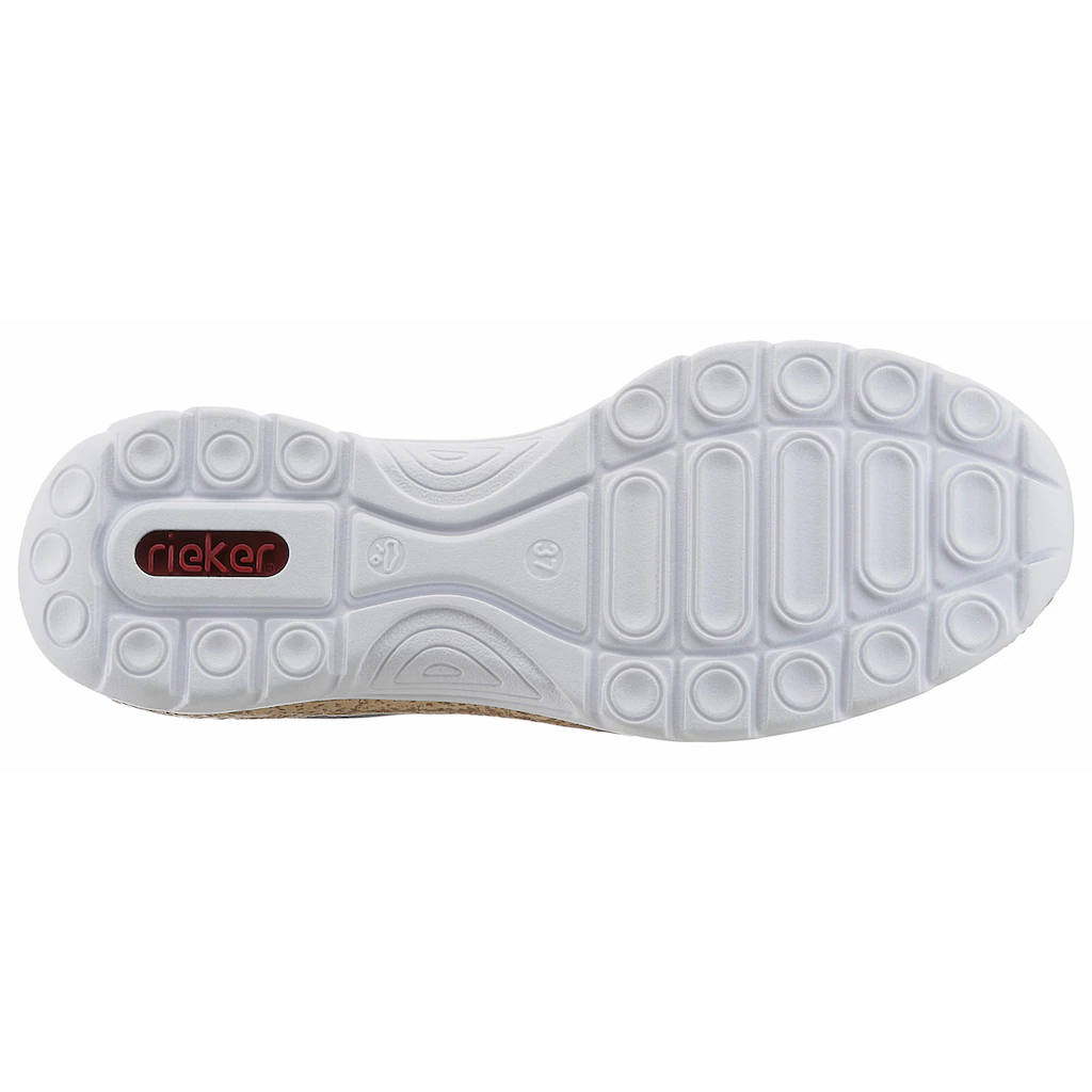 Rieker Slip-On Sneaker Slipper Schlupfschuh mit Außenreißverschluss bestellen Vatertagsangebot