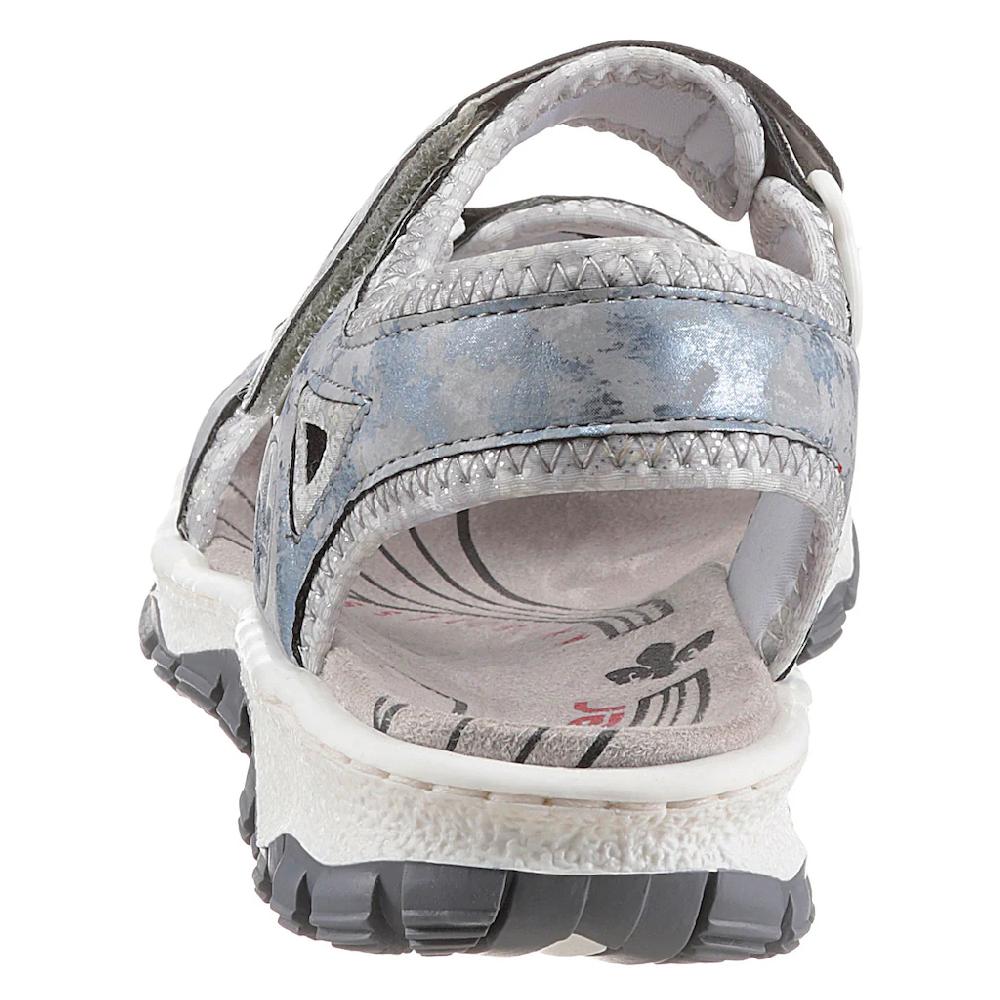 Rieker Riemchensandale Sommerschuh Sandalette Keilabsatz in Used-Optik online bestellen Top Angebot