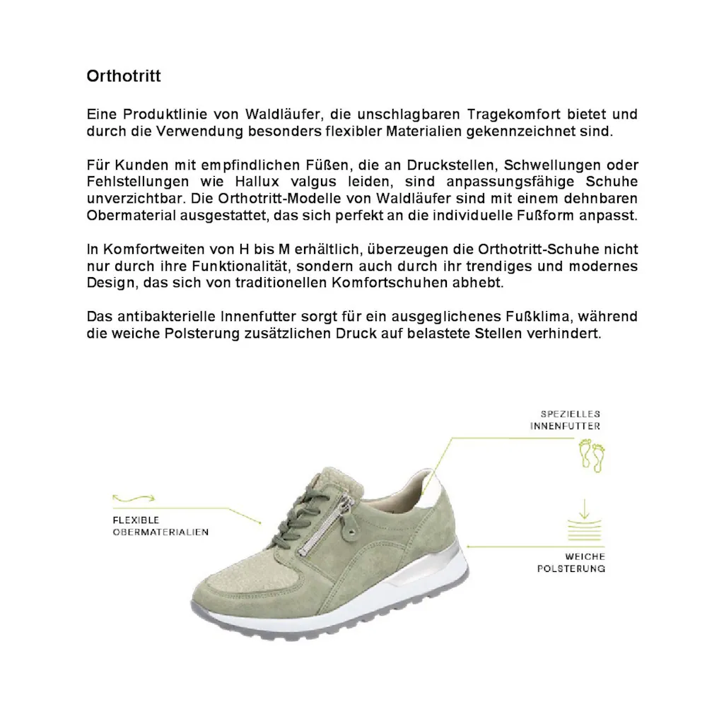 Waldläufer Keilsneaker »HIROKO« G-Weite Orthotritt-Ausstattung Freizeitschuh Halbschuh Schnürschuh online kaufen Kostenlose Rückgabe