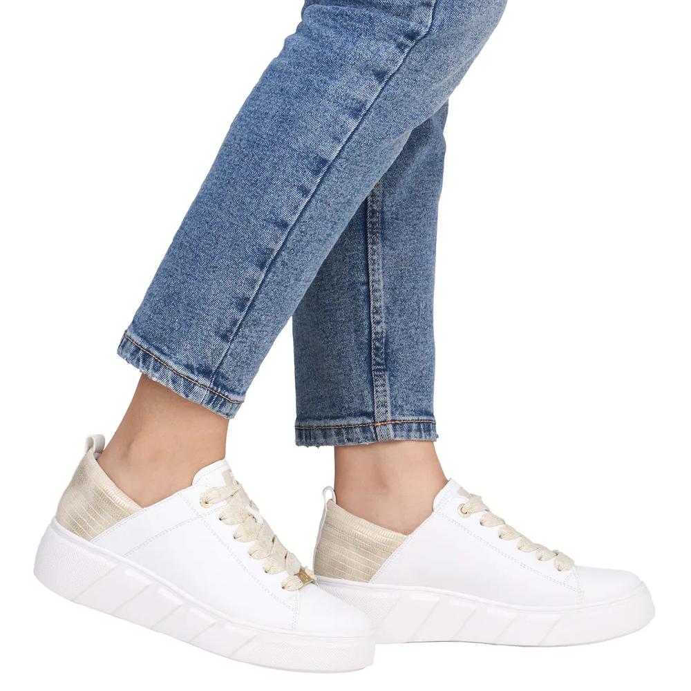 RIEKER Sport Plateausneaker Schnürschuh Halbschuh Freizeitsneaker mit Soft-Einlage online bestellen Kostenloser Versand international