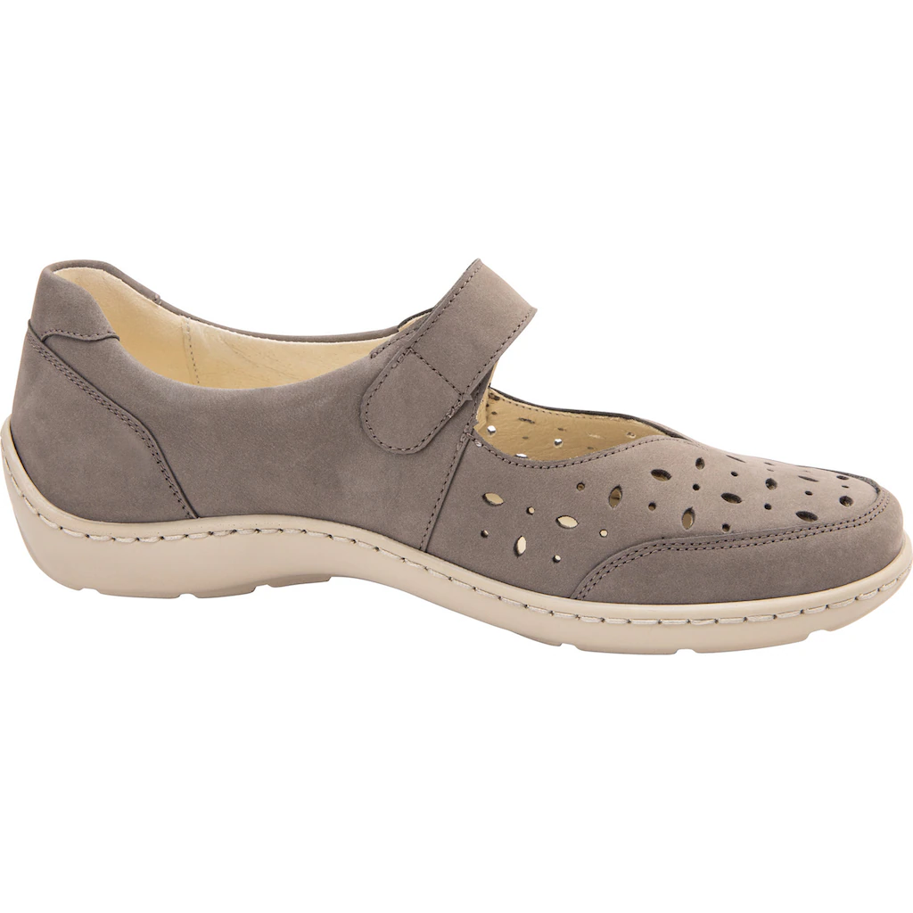Waldläufer Ballerina »HENNI« Klettschuh Komfortschuh mit Perforation H-Weite ▷ für Schlussverkauf