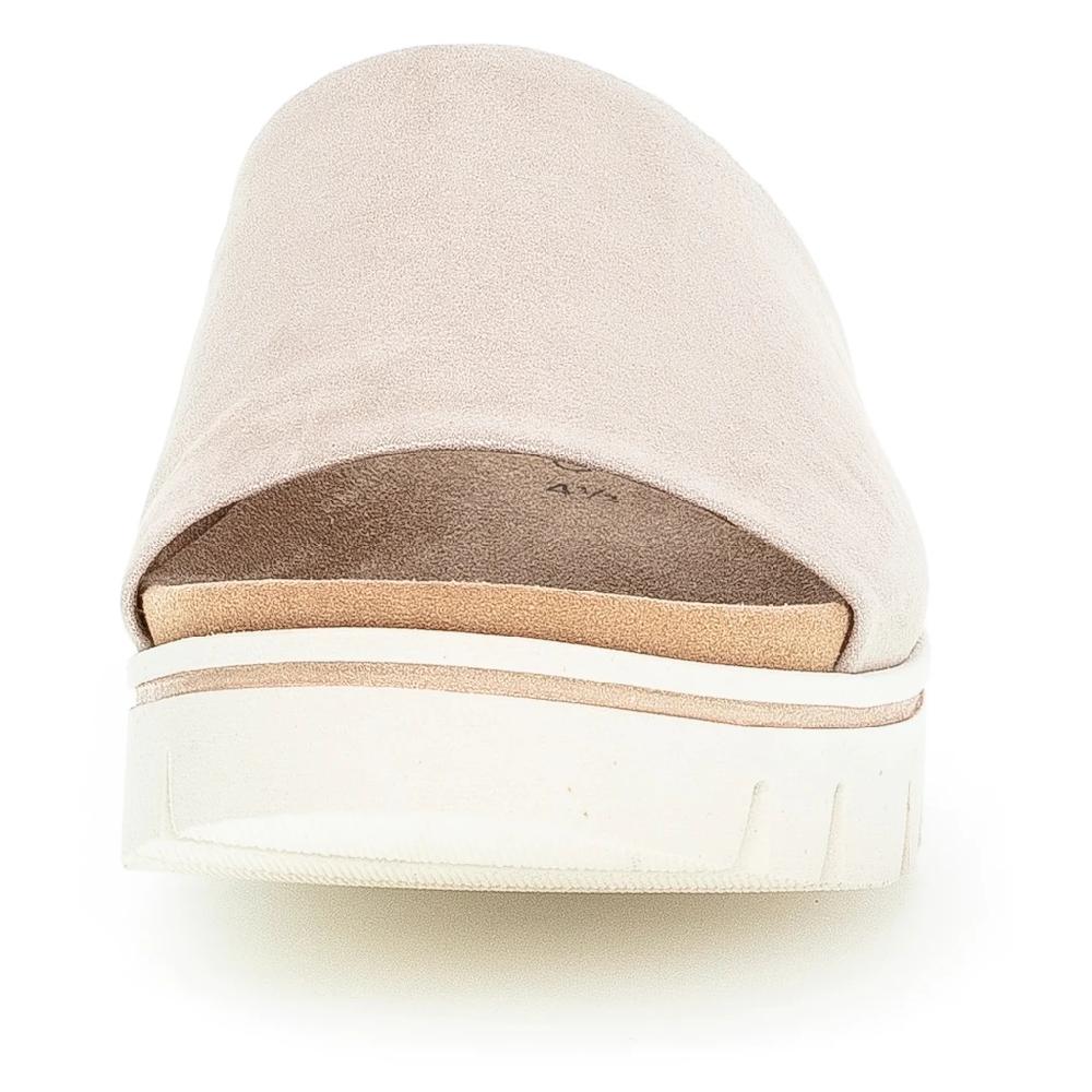 Gabor Pantolette Keilabsatz Sommerschuh Schlappen mit eingearbeitetem Gummizug online kaufen Blitzverkäufe
