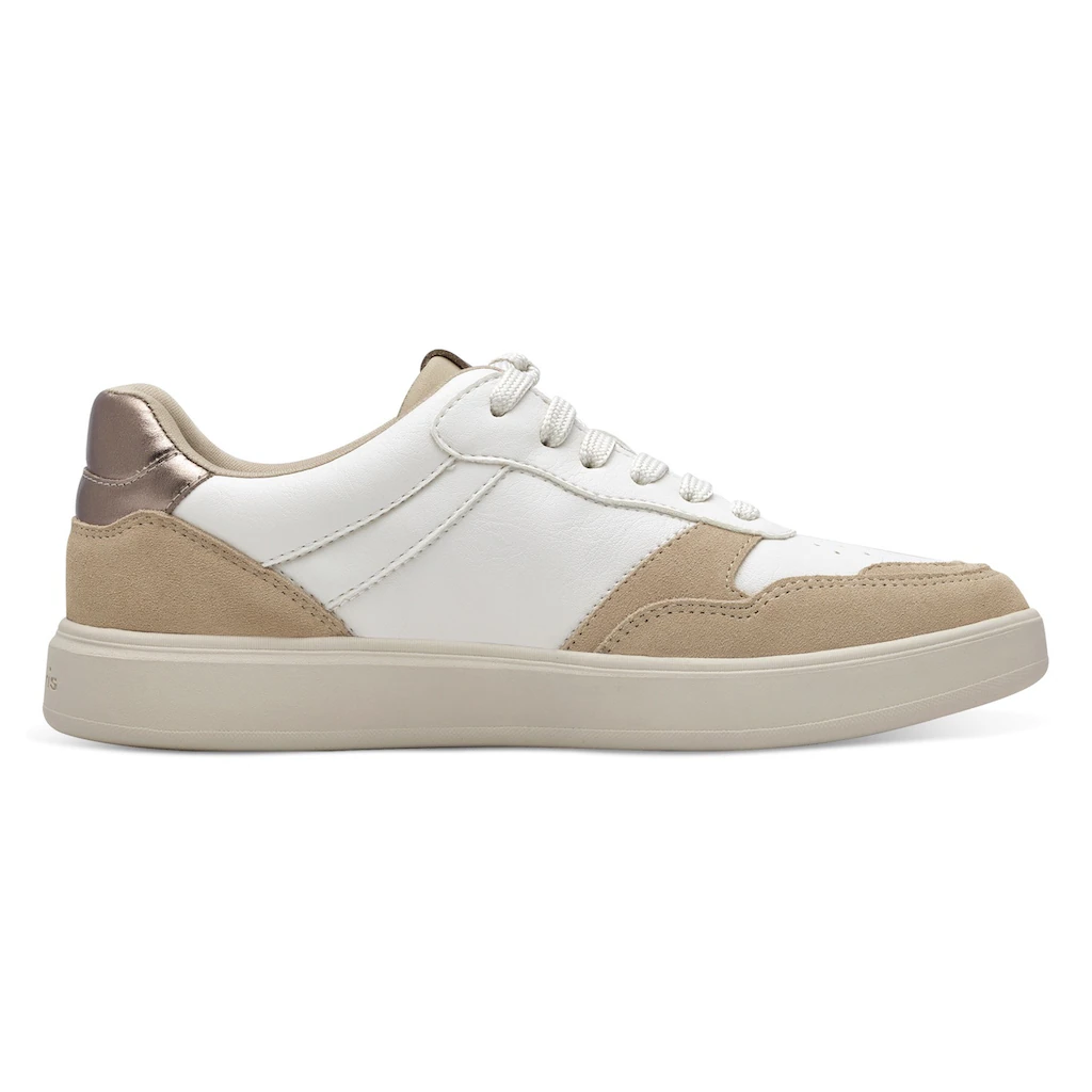 Tamaris Plateausneaker Freizeitschuh Halbschuh Schnürschuh mit Kontrastbesätzen kaufen Black Friday
