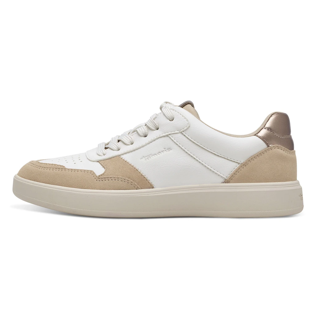 Tamaris Plateausneaker Freizeitschuh Halbschuh Schnürschuh mit Kontrastbesätzen kaufen Black Friday