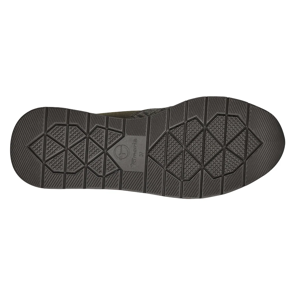 Tamaris Keilsneaker Freizeitschuh Halbschuh Schnürschuh trendige Metallic-Details online kaufen Blitzangebot