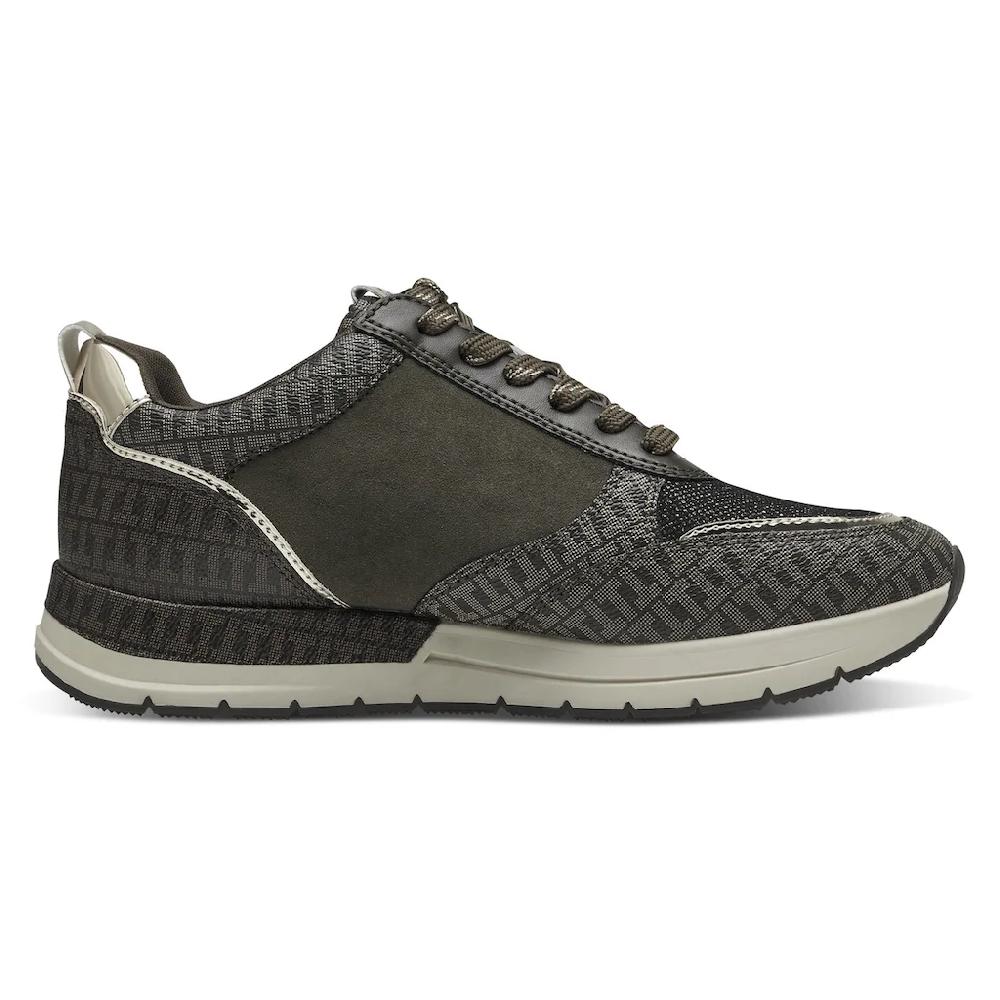 Tamaris Keilsneaker Freizeitschuh Halbschuh Schnürschuh trendige Metallic-Details online kaufen Blitzangebot