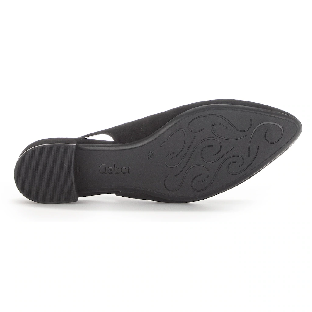 Gabor Slingpumps Abendschuh Sommerschuh Blockabsatz mit elastischem Riemchen bestellen Saisonale Angebote
