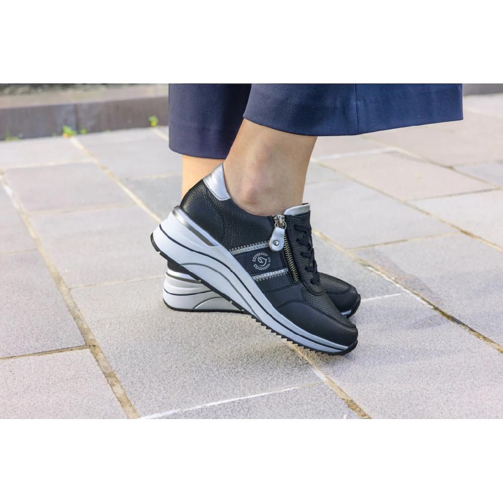 Remonte Keilsneaker Freizeitschuh Halbschuh Schnürschuh mit Metallic-Kontrastbesätzen kaufen Nur für heute
