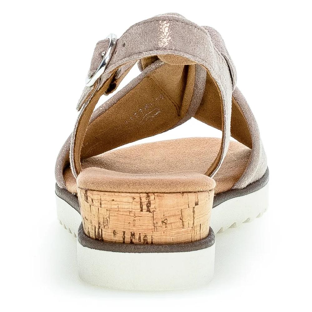 Gabor Keilsandalette »GENUA« Sommerschuh Sandale Keilabsatz mit Metallic-Effekt online bestellen Bis zu 55% Rabatt