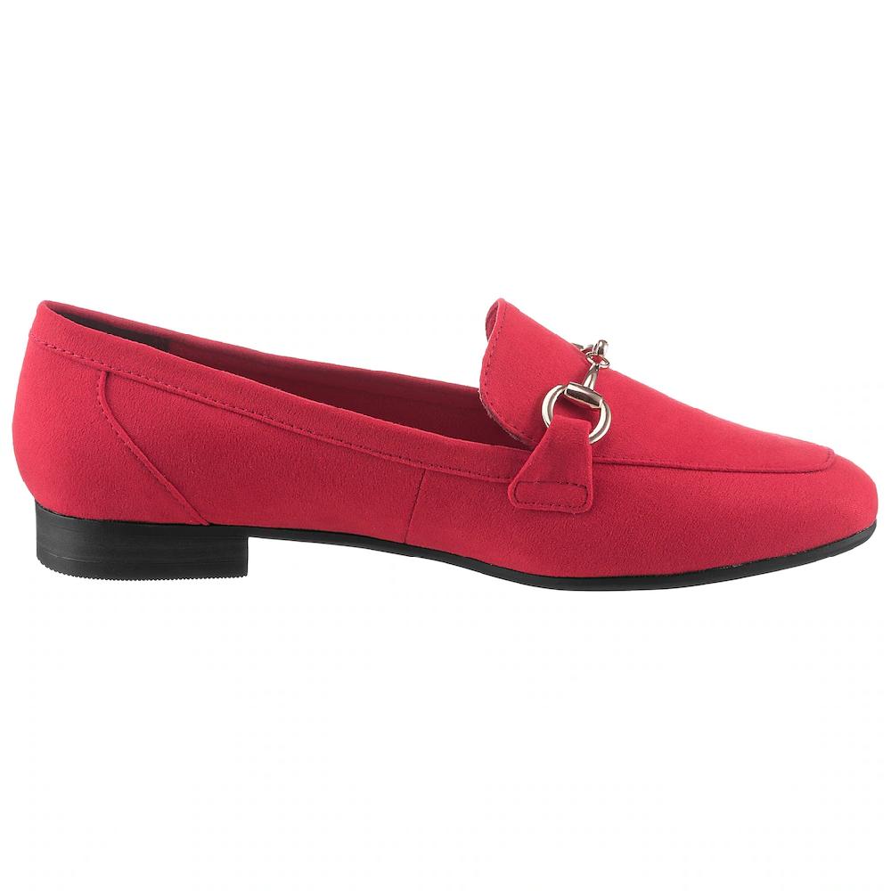 MARCO TOZZI Slipper Blockabsatz Loafer Businessschuh mit Schmuckspange ▷ für Black Friday Preise