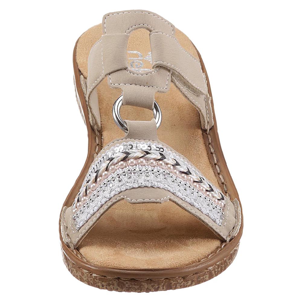 Rieker Pantolette mit modischem Schmuckring online kaufen im Angebot