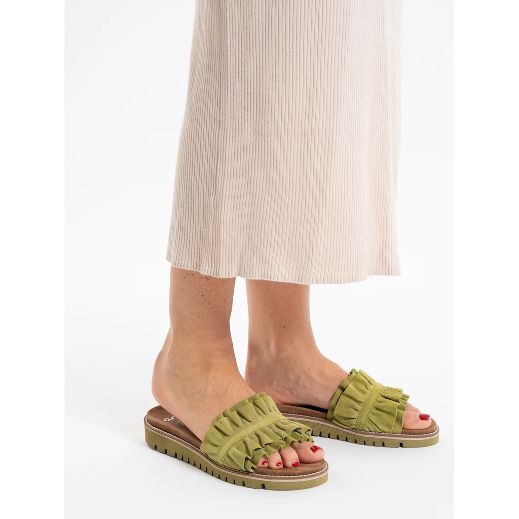 Ara Pantolette »KENT« Slides Flats Sandale mit geraffter Bandage Günstig kaufen