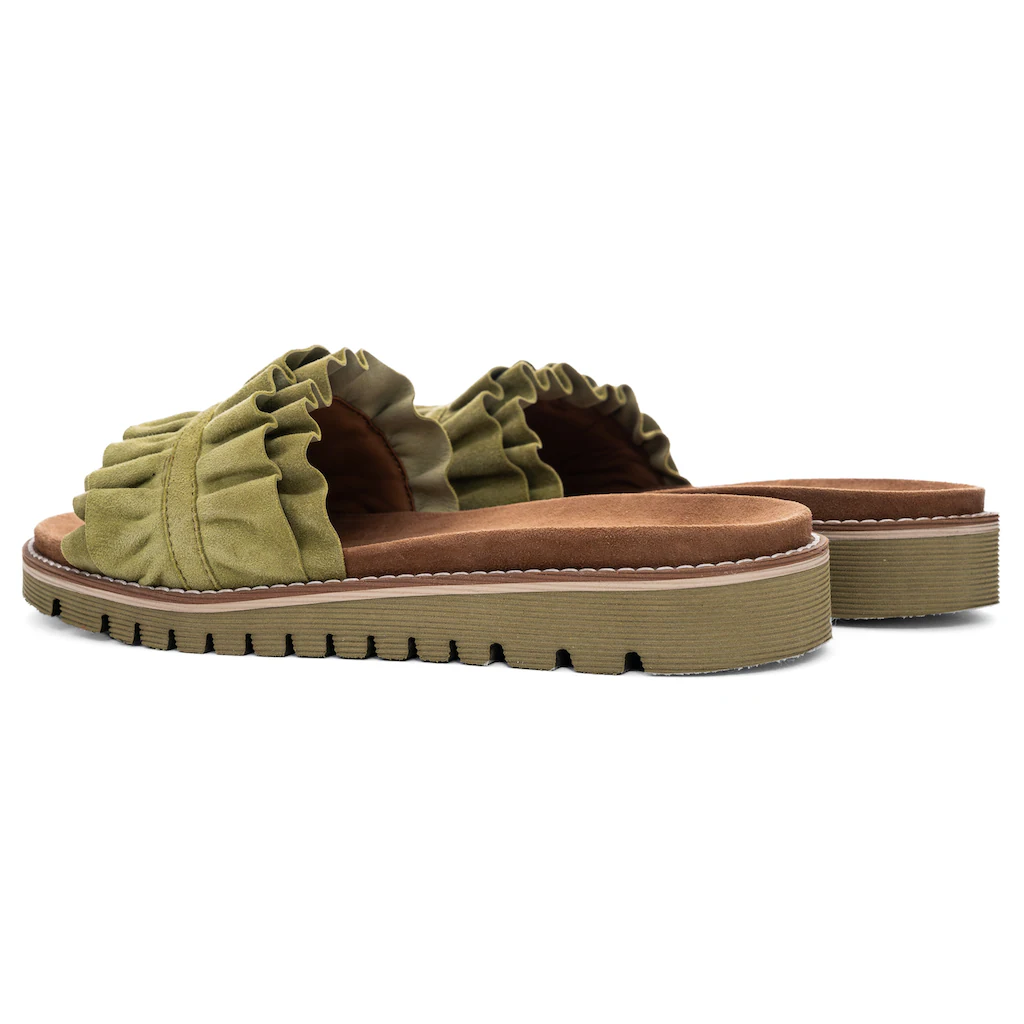 Ara Pantolette »KENT« Slides Flats Sandale mit geraffter Bandage Günstig kaufen