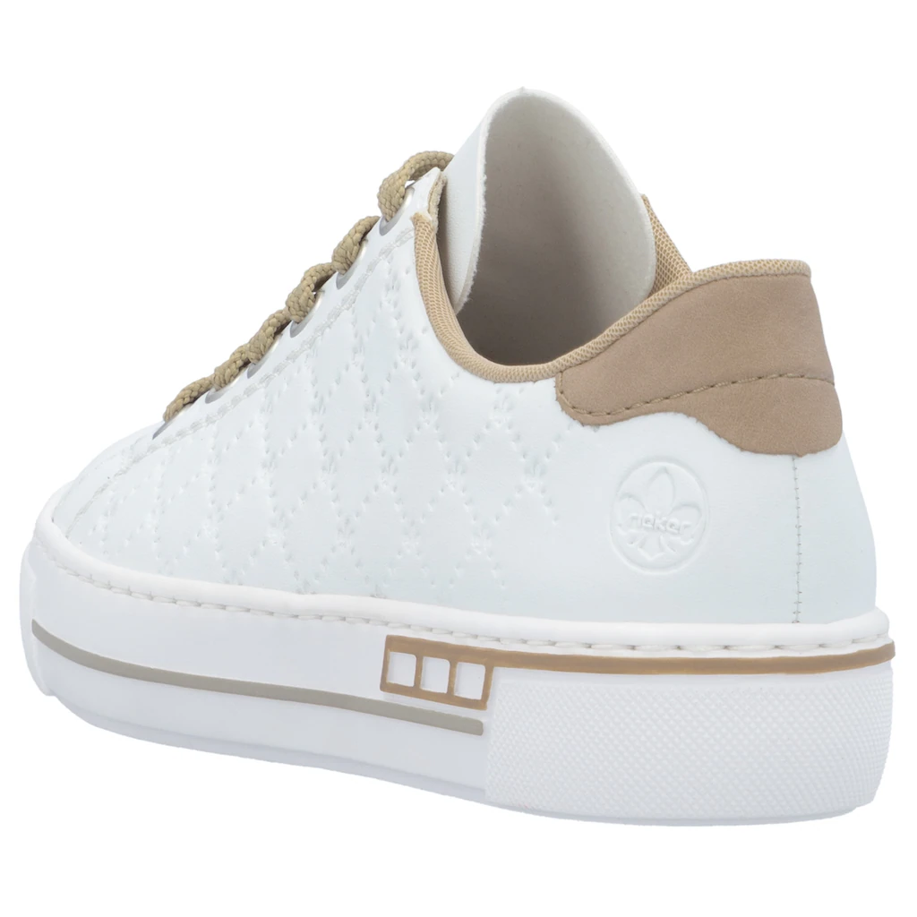 Rieker Plateausneaker harmonischen Kontrastdetails Freizeitschuh Halbschuh Schnürschuh online kaufen Cyber Monday