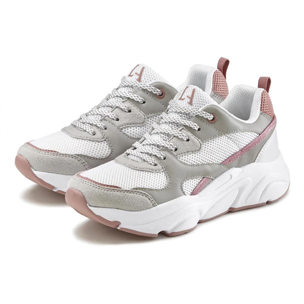LASCANA Sneaker mit ultraleichter Chunky-Sohle Schnürhalbschuh Freizeitschuh kaufen Top Angebot
